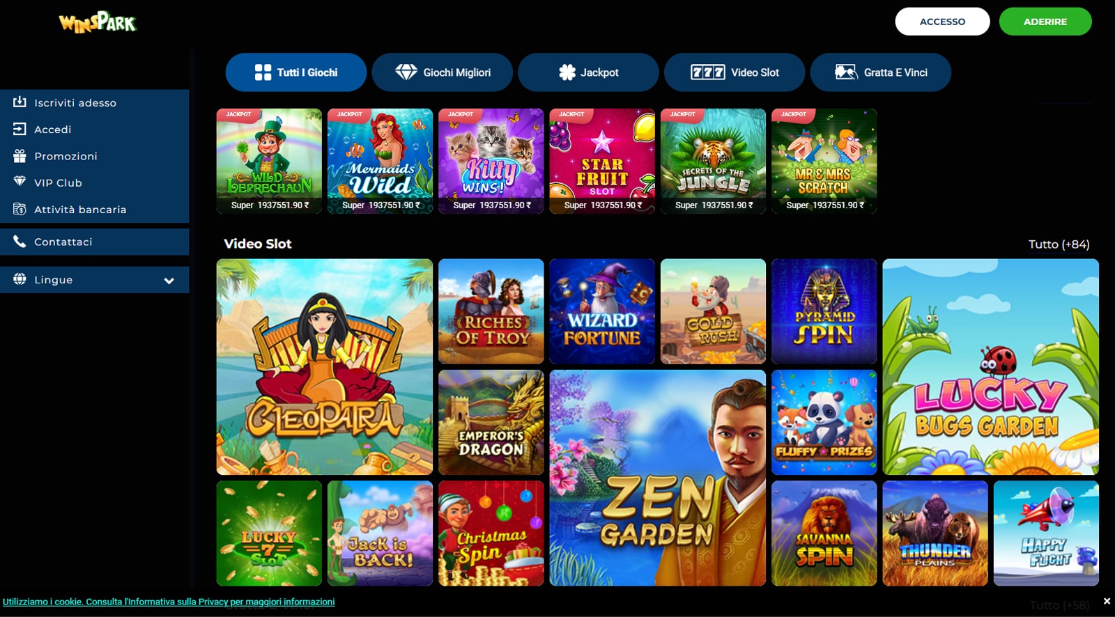 WinsPark Gambling Establishment